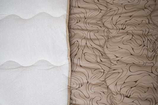 Frotir prekrivač Bež elegancija