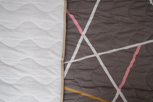 Frotir prekrivač – Siva Harmonija