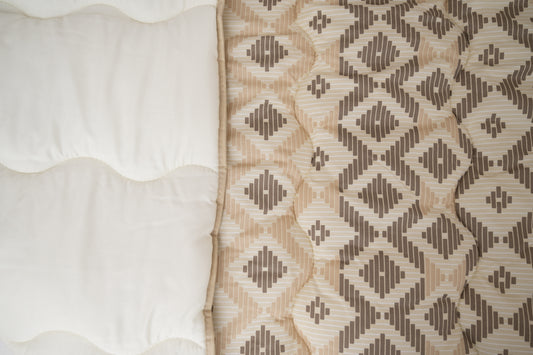 Frotir prekrivač – Etno bež